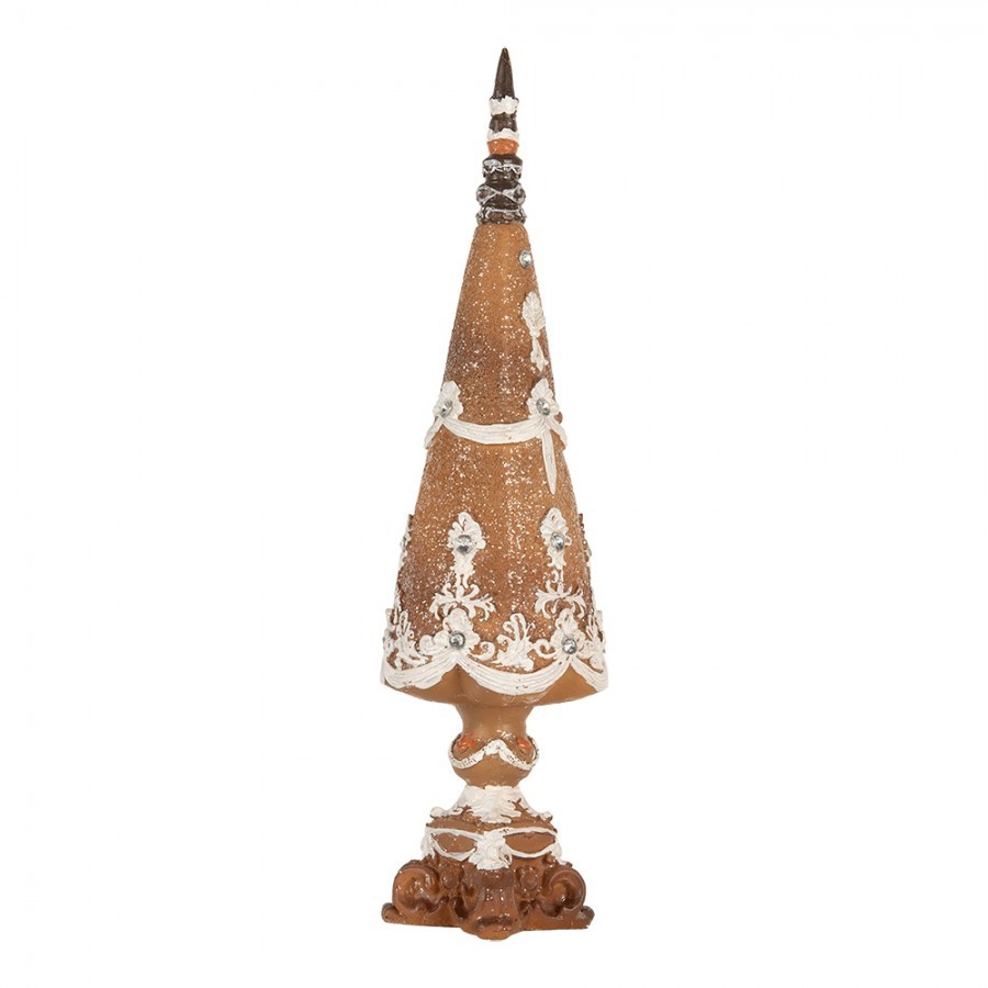 Dekorace perníkový stromek Gingerbread Tree - Ø 10*39 cm