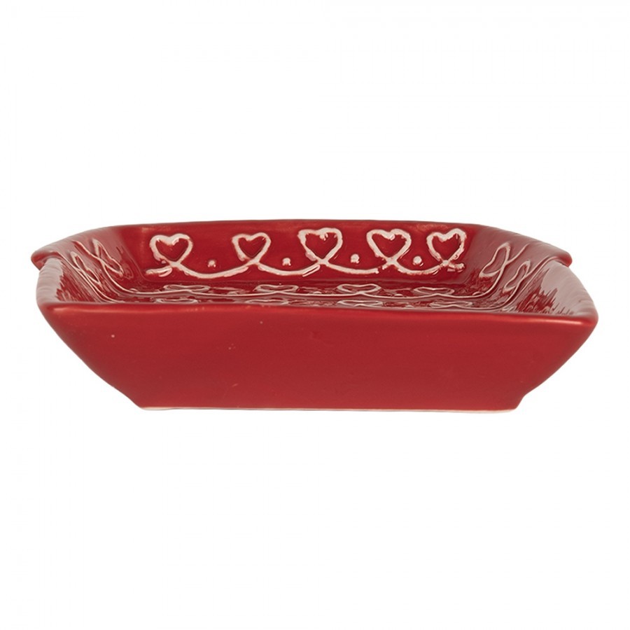 Keramický talířek perníková chaloupka Gingerbread Cott - 15*19*3 cm