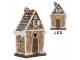 Perníková LED chaloupka Gingerbread Cotti - 14*9*21 cm Clayre & Eef
