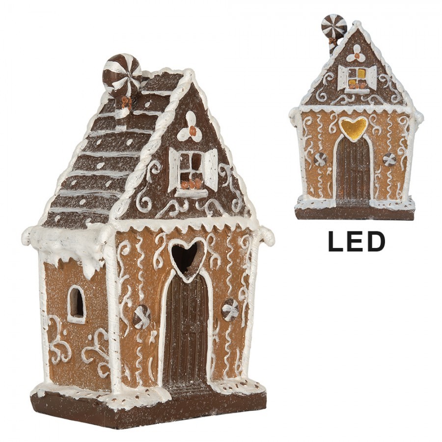 Perníková LED chaloupka Gingerbread Cotti - 14*9*21 cm