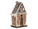 Perníková LED chaloupka Gingerbread Cotti - 14*9*21 cm Clayre & Eef