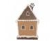 Perníková LED chaloupka Gingerbread Cotti - 14*9*21 cm Clayre & Eef