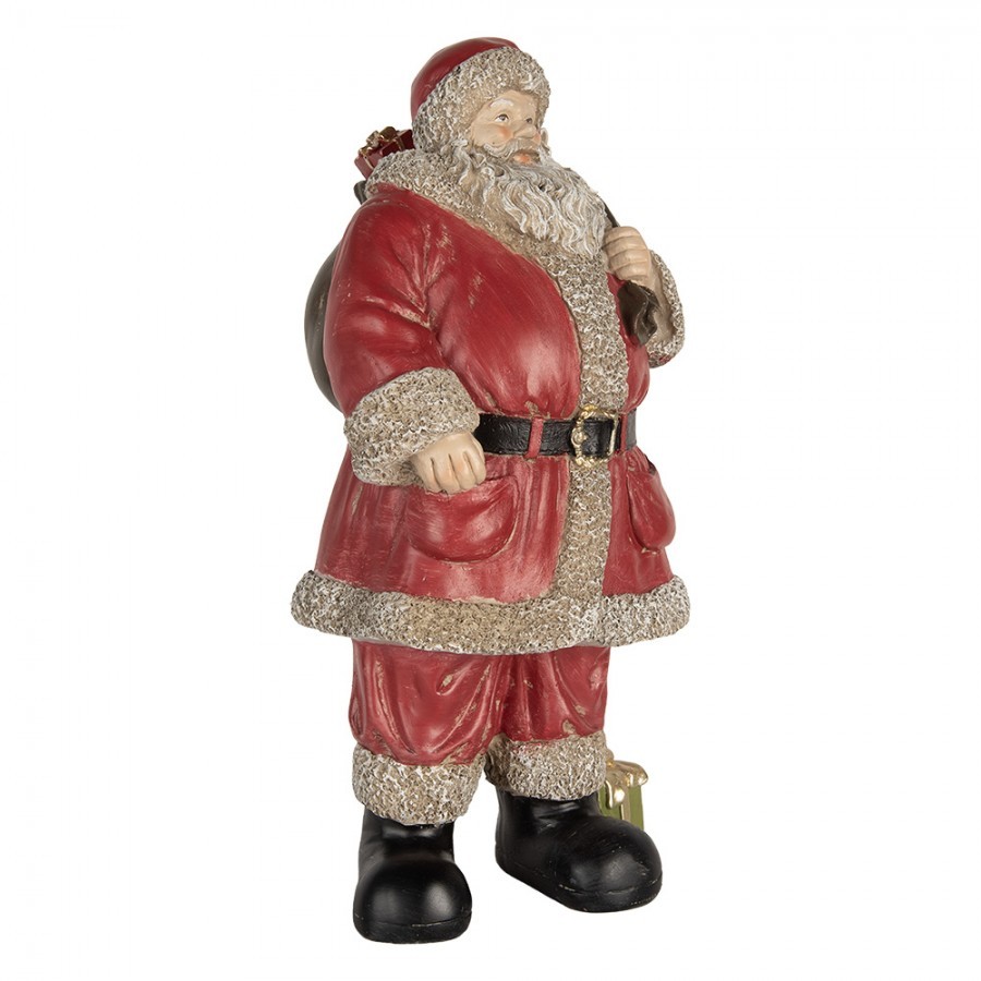Figurine Santa Claus 21x19x40 Cm Red Plastic - Christmas