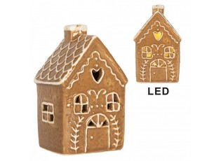 Perníková LED chaloupka Gingerbread Cott - 7*6*12 cm