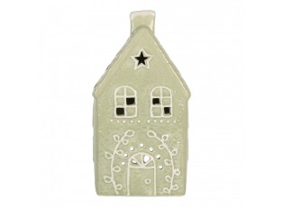 Perníková chaloupka na čajovou svíčku Gingerbread Cott - 11*9*21 cm