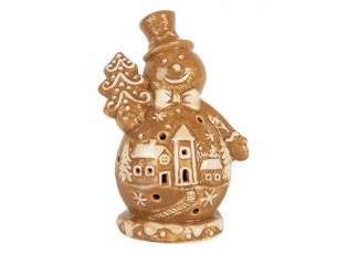 Perníková dekorace sněhulák Gingerbread Cott - 11*8*16 cm