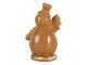 Perníková dekorace sněhulák Gingerbread Cott - 11*8*16 cm Clayre & Eef