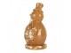 Perníková dekorace sněhulák Gingerbread Cott - 11*8*16 cm Clayre & Eef