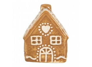 Dekorace perníková chaloupka Gingerbread Cott - 6*4*7 cm