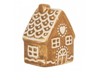 Dekorace perníková chaloupka Gingerbread Cott - 6*4*7 cm