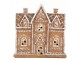 Perníková LED chaloupka Gingerbread Cott - 21*8*20 cm Clayre & Eef