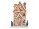 Perníkový LED domek s perníčkem Gingerbread Cotti Candy - 17*12*25 cm Clayre & Eef