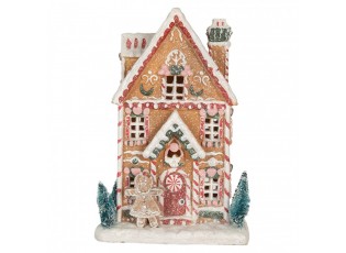 Perníkový LED domek s perníčkem Gingerbread Cotti Candy - 17*12*25 cm