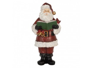Christmas Decoration Santa Claus 10x10x22 Cm Red Plastic - 10*10*21 cm