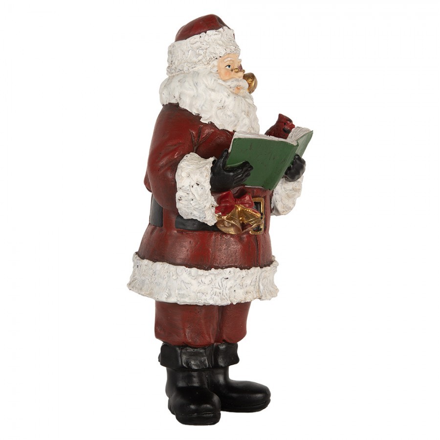 Christmas Decoration Santa Claus 10x10x22 Cm Red Plastic - 10*10*21 cm