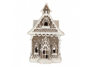 Perníkový LED domek kostel Gingerbread Cotti - 13*12*20 cm
