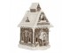 Perníkový LED domek kostel Gingerbread Cotti - 13*12*20 cm Clayre & Eef