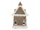 Perníkový LED domek kostel Gingerbread Cotti - 13*12*20 cm Clayre & Eef