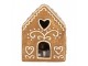 Hnědá perníková LED chaloupka Gingerbread Cott - 8*6*10 cm Clayre & Eef