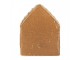 Hnědá perníková LED chaloupka Gingerbread Cott - 8*6*10 cm Clayre & Eef