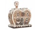 Perníková LED chaloupka Gingerbread Cotti - 18*10*19 cm Clayre & Eef