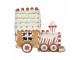Christmas Decoration With LED Lighting And Music Train 21x12x19 Cm Brown Plastic - 21*12*17 cm Clayre & Eef