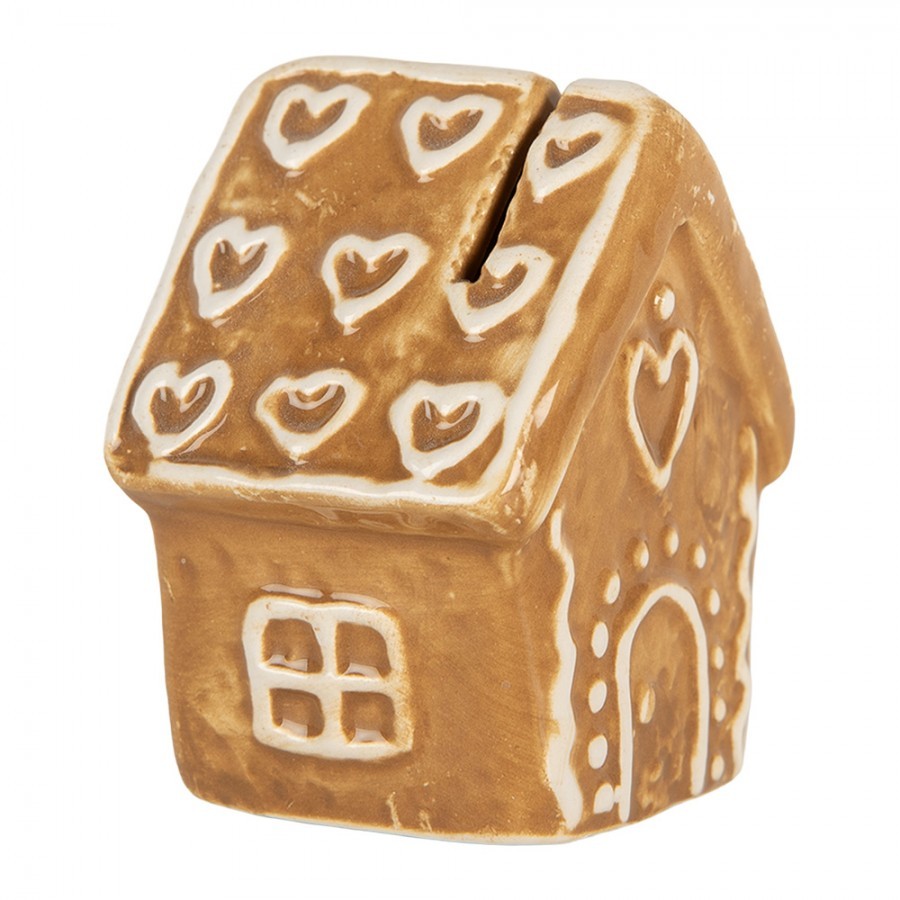 Perníková chaloupka stojan na vizitky Gingerbread Cott - 5*4*6 cm