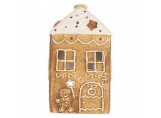 Perníková chaloupka na čajovou svíčku Gingerbread Cott - 9*7*16 cm