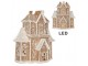 Perníková LED chaloupka Gingerbread Cott - 18*9*20 cm Clayre & Eef