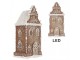 Perníkový LED domek Gingerbread Cotti - 17*15*35 cm Clayre & Eef