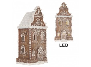 Perníkový LED domek Gingerbread Cotti - 17*15*35 cm