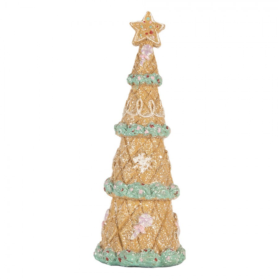 Dekorace vánoční perníkový stromek Gingerbread Tree - Ø 9*25 cm