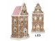 Perníkový LED domek Gingerbread Cotti - 9*7*18 cm Clayre & Eef