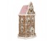 Perníkový LED domek Gingerbread Cotti - 9*7*18 cm Clayre & Eef