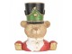 Card Holder Bear 9x6x10 Cm Brown Plastic - Christmas Clayre & Eef