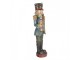Modro-zelená dekorace figurka Louskáček Nutcracker - 21*15*60 cm Clayre & Eef