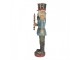 Modro-zelená dekorace figurka Louskáček Nutcracker - 21*15*60 cm Clayre & Eef
