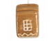 Závěsná ozdoba perníková chaloupka Gingerbread Cott - 4*4*5 cm Clayre & Eef