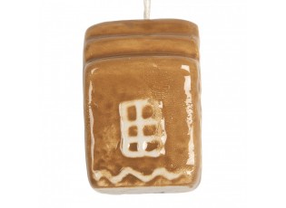 Závěsná ozdoba perníková chaloupka Gingerbread Cott - 4*4*5 cm