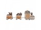 Vánoční perníkový vláček Gingerbread Train - 33*10*15 cm Clayre & Eef