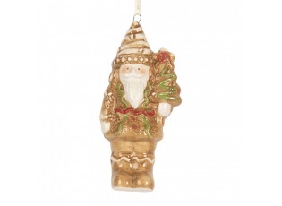 Závěsná ozdoba perníkový Louskáček Gingerbread Cott - 6*4*11 cm