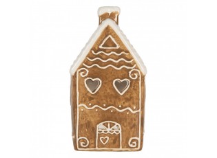 Perníková chaloupka na čajovou svíčku Gingerbread Cott - 11*9*21 cm