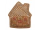 Keramický talířek perníková chaloupka Gingerbread Cott - 20*18*3 cm Clayre & Eef