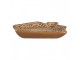 Keramický talířek perníková chaloupka Gingerbread Cott - 20*18*3 cm Clayre & Eef