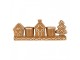 Keramický svícen perníkové chaloupky Gingerbread Cott - 21*4*8 cm Clayre & Eef