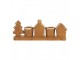 Keramický svícen perníkové chaloupky Gingerbread Cott - 21*4*8 cm Clayre & Eef