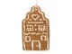 Závěsná ozdoba perníková chaloupka Gingerbread Cott - 4*4*6 cm Clayre & Eef