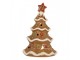 Perníkový stromek na čajovou svíčku Gingerbread Cott - 11*8*17 cm Clayre & Eef