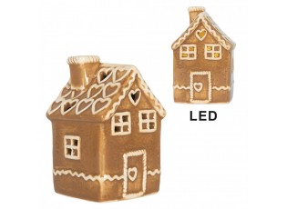 Perníková LED chaloupka Gingerbread Cott - 7*7*11cm
