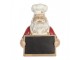 Christmas Decoration Santa Claus 24x16x30 Cm Red Plastic - 24*16*30 cm Clayre & Eef
